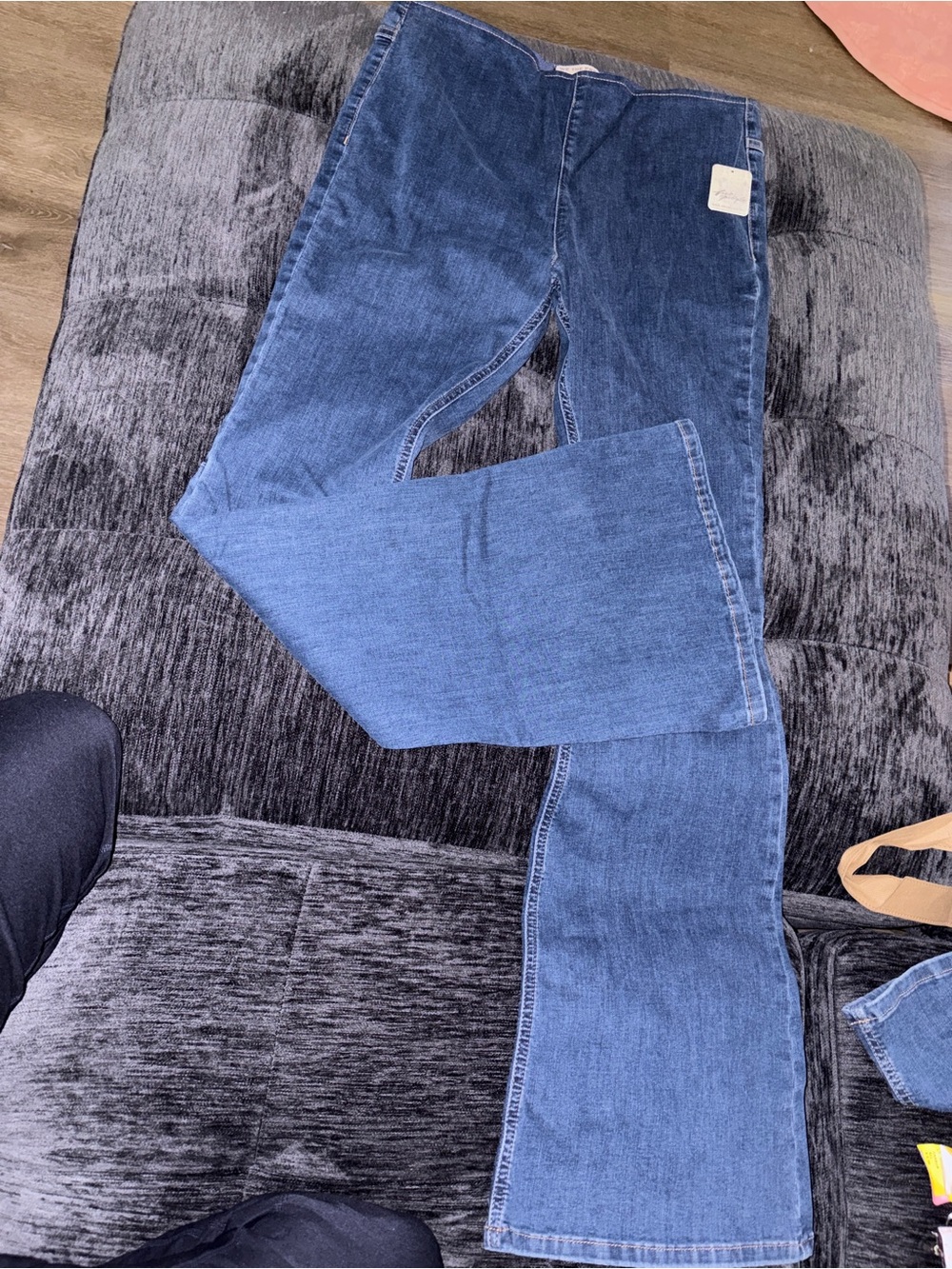 We The Free Women's Dark Blue Wide Leg Jeans